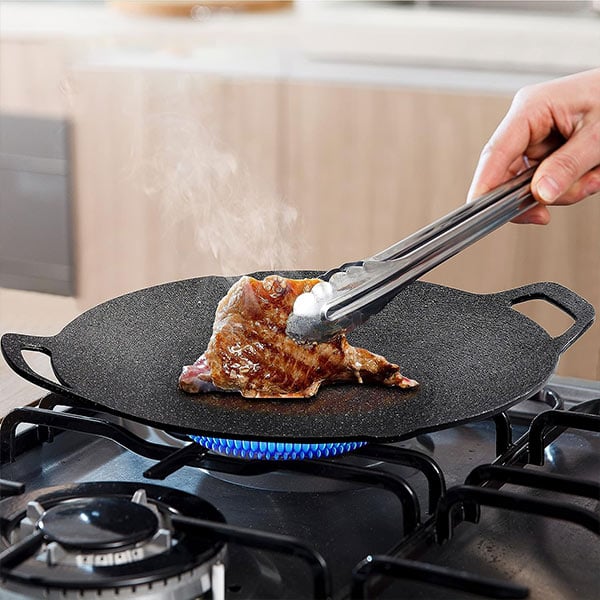 Plita rotunda coreeana pentru gratar 36 cm