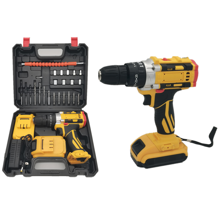 RESIGILAT - Trusa Bormasina 36V cu 2 acumulatori si incarcator + Accesorii