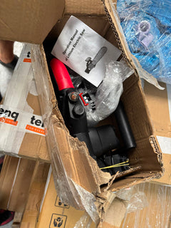 RESIGILAT — Drujba electrica cu lant 12 inch, cu 2 Acumulatori, 48V, Lithium, 4800rpm, 305mm · Bun #001