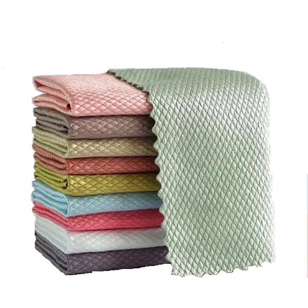 Set 10 lavete microfibra 30 x 40 cm