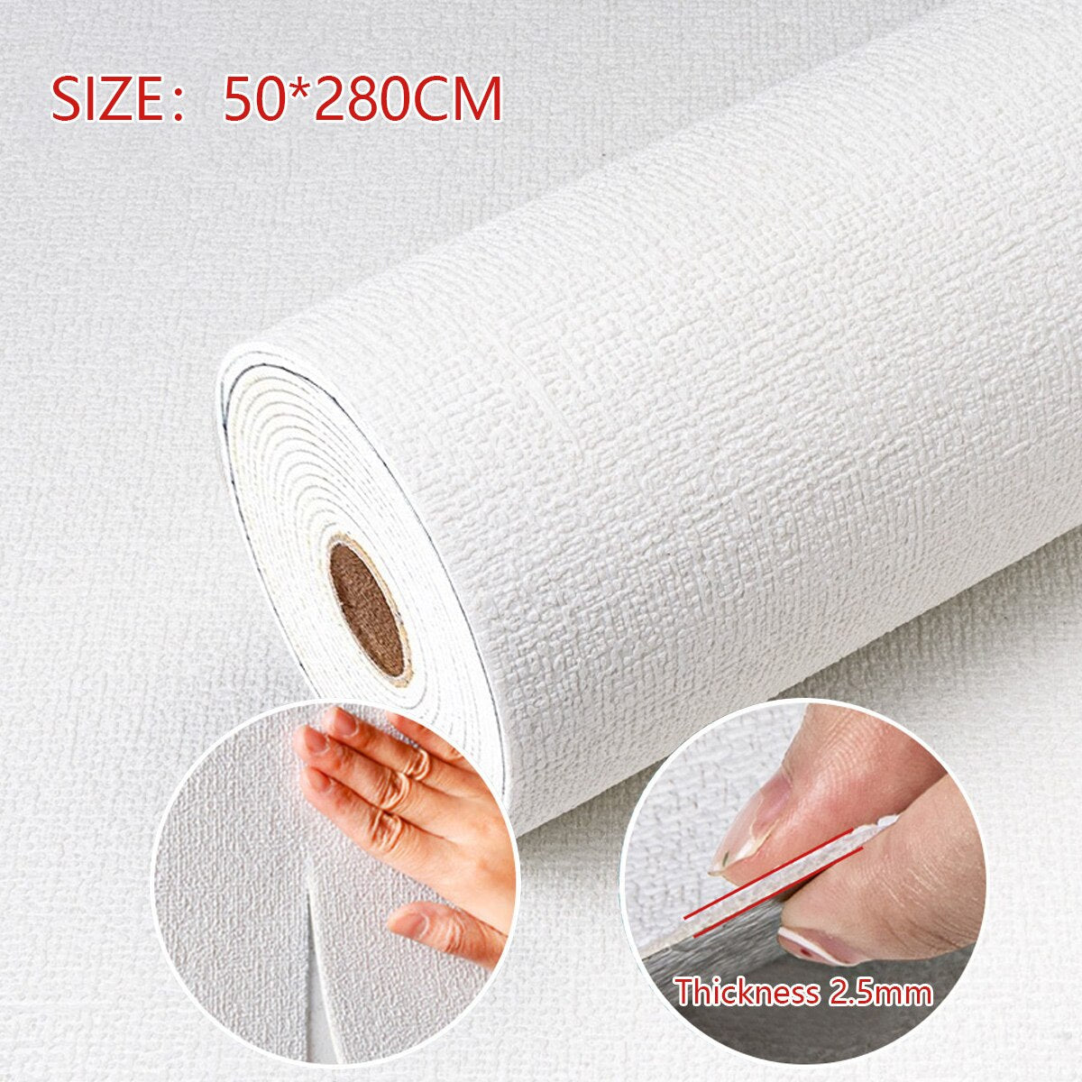 Rola Tapet 3D Autoadeziv model relief 280 x 50 cm, moale la atingere, rezistent la apa