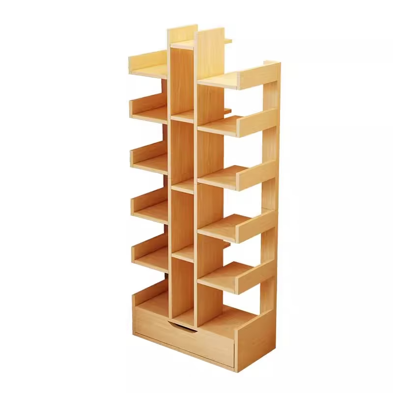 RESIGILAT - Biblioteca Tree of Knowledge cu 18 rafturi si sertar, 51x18x168cm