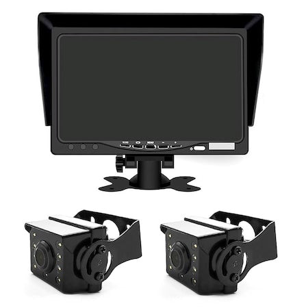 Kit marsarier cu camera AHD si display de 7 inch, camioane, autocare, bus-uri