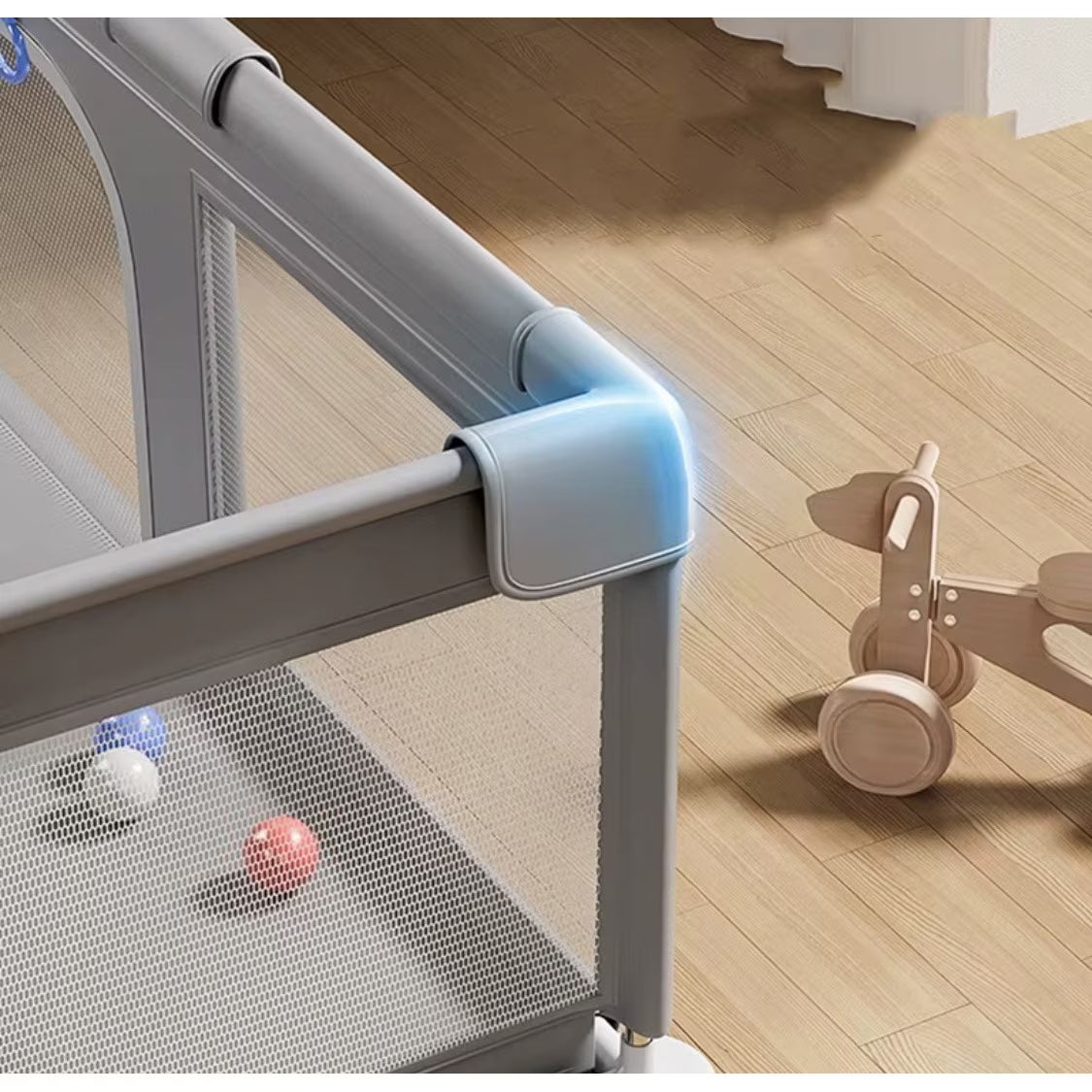 Tarc de joaca pentru bebelusi  si copii mici 130x140x60 cm