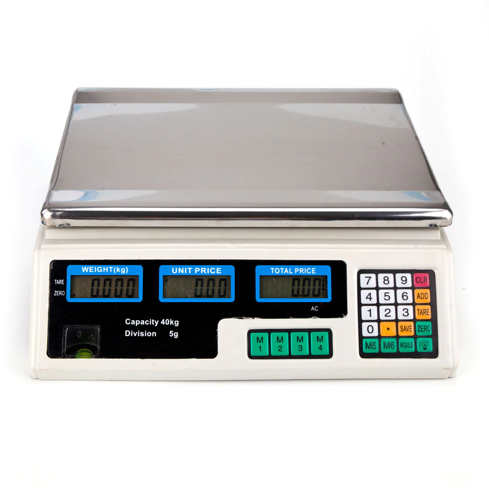 Cantar electronic, capacitate 40 kg, diviziune 5g
