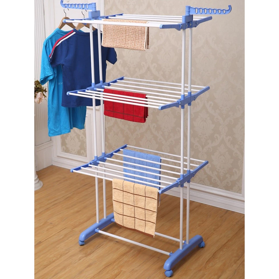 RESIGILAT - Uscator vertical, mobil si pliabil pentru rufe cu suport umerase, inaltime 173cm