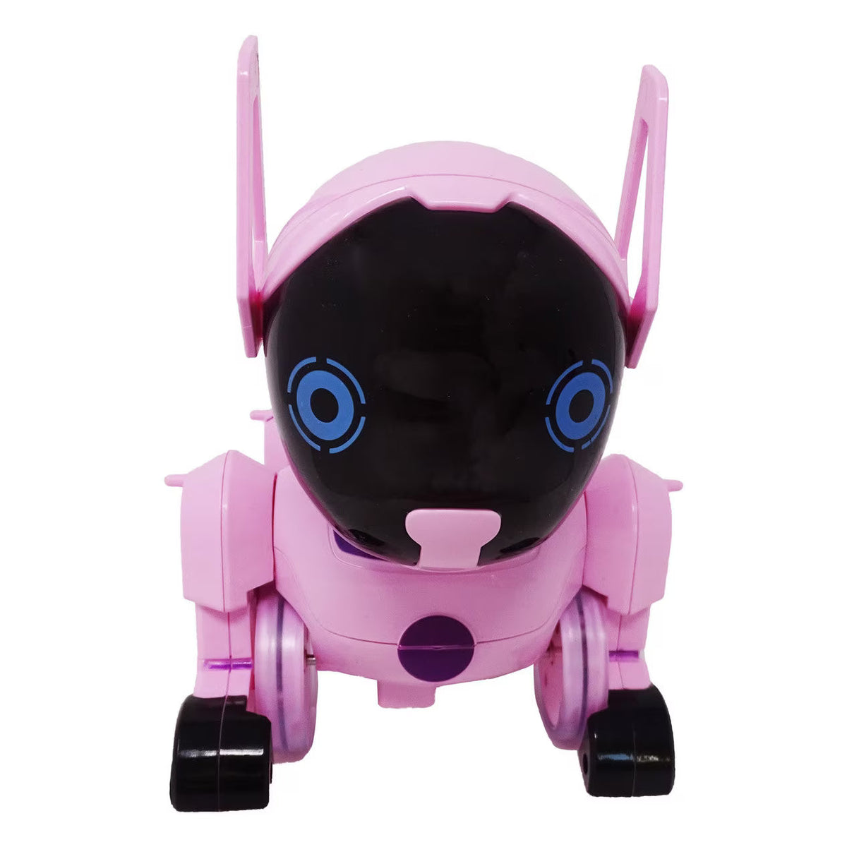 Robot Catelus Smart cu telecomanda ceas, cantece, lumini, rotire 360 de grade