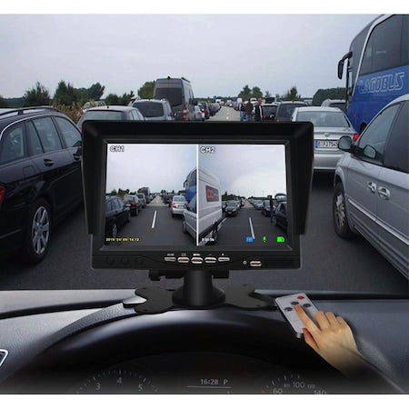 Kit marsarier cu camera AHD si display de 7 inch, camioane, autocare, bus-uri