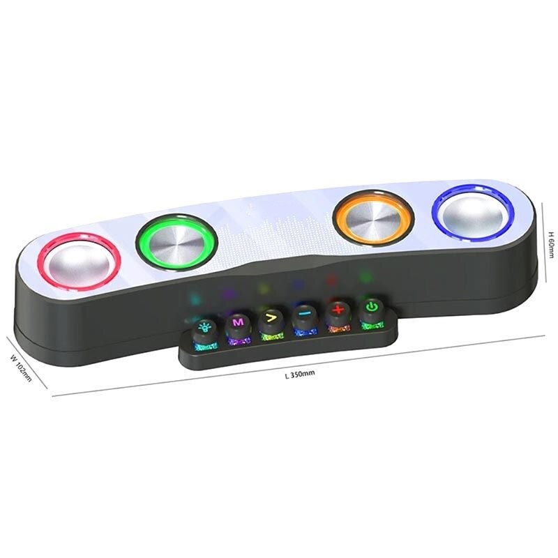 Boxa Bluetooth gaming Q YX800 cu LED RGB