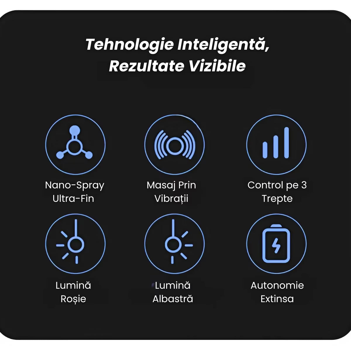 Perie termica inteligenta cu ionizare si lumina infrarosie, 46 puncte de masaj prin 3 trepte vibratii