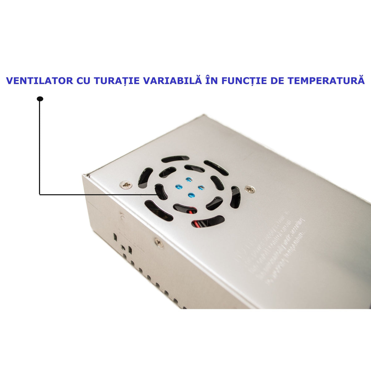 Sursa alimentare profesionala 12V comutatie carcasa metalica cu ventilator