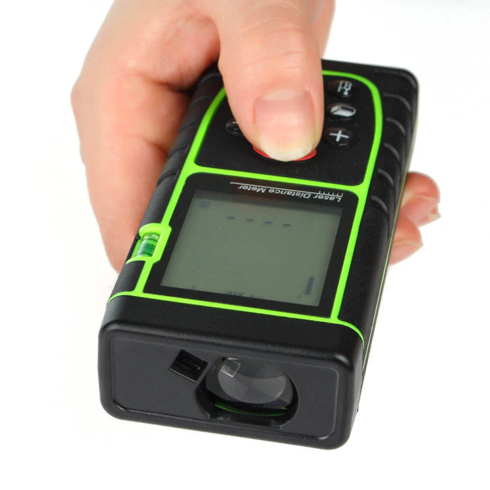 Telemetru laser 40m, Ecran LCD, precizie +/- 1.5mm, protectie IP54, calcul suprafata, calcularea volumelor, functii multiple, Negru