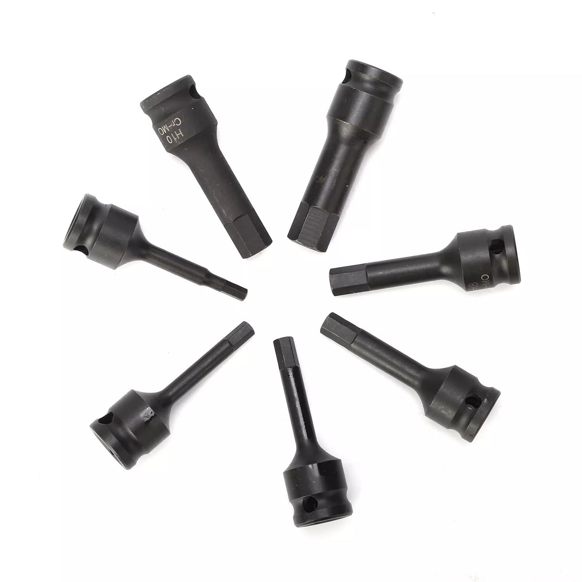 Set biti de impact Torx T20-T60, antrenare 1/2&quot;, 7 piese