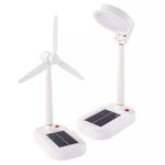 Lampa ventilator 2-în-1 cu panou solar și USB