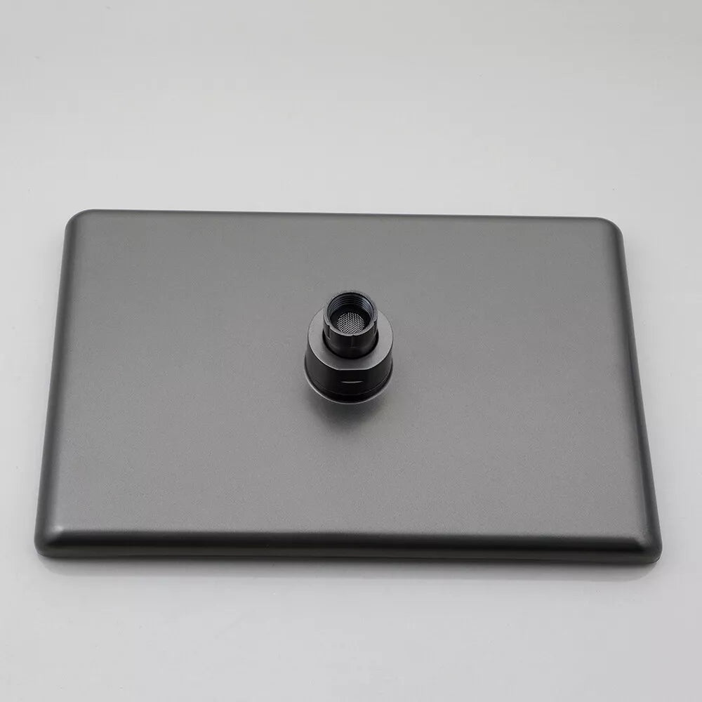 RESIGILAT - Coloana de Dus Smart, Afisaj LED Ceas, Grade, Control Termostatic, 4 Moduri de Pulverizare,Lumini LED, Materiale Premium, Para Dus, Robinet Ascuns, Fara Conectare Electrica