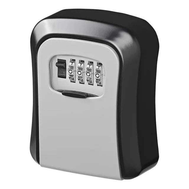Mini seif din metal pentru pastrat chei sau obiecte mici cu inchidere cu cifru