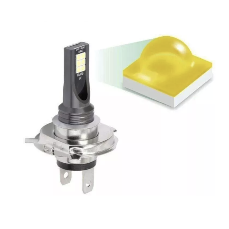 Set 2 becuri auto LED H7 – 12 LED-uri SMD, 120W, lumina alba 6000K
