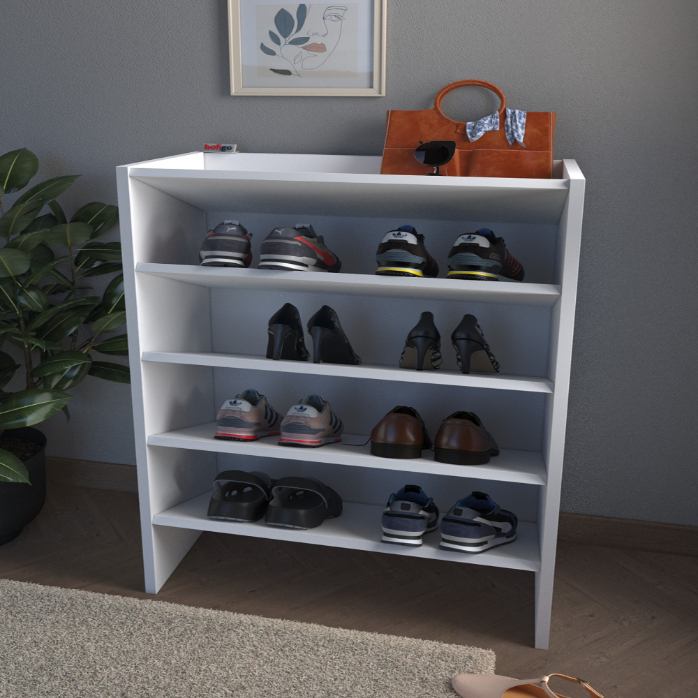 Pantofar cu 5 rafturi 100 x 62 x 29 cm, din pal melaminat 18 mm,