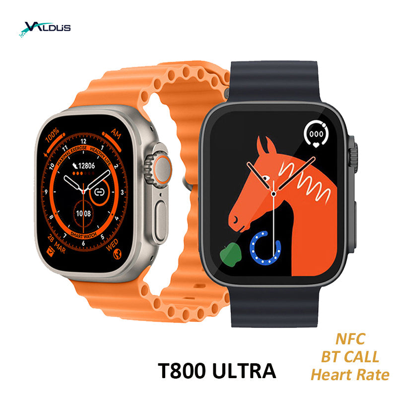 Ceas inteligent SmartWatch Z68 Ultra, compatibil cu orice telefon, apel Bluetooth, incarcator wireless, metal