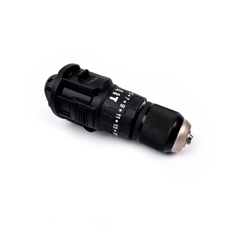 Trusa scule 5 in 1 cu 1 acumulator 21V, bormasina, cheie impact, minidrujba, fierastrau sabie