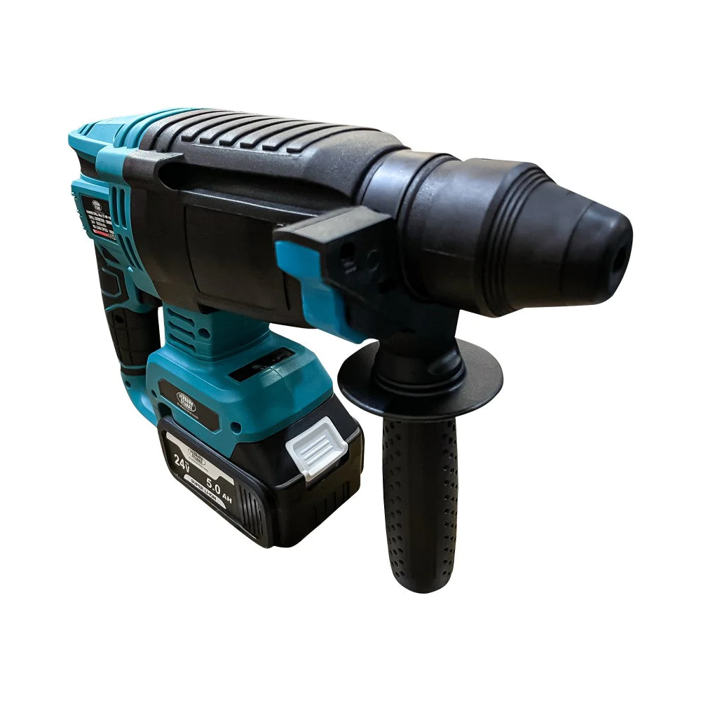 RESIGILAT - Trusa 4 piese cu acumulator, autofiletanta, rotopercutor, polizor unghiular, bormasina impact, 20V, 4Ah