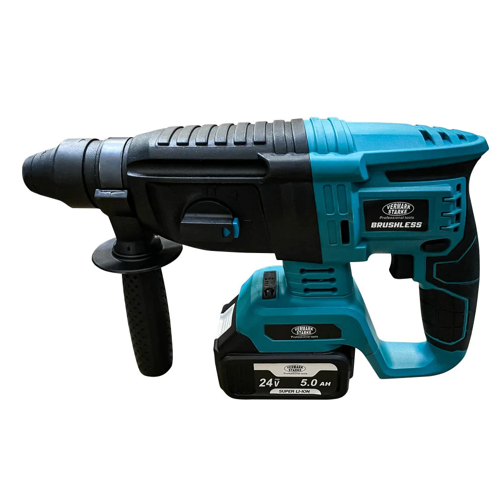 RESIGILAT - Trusa 4 piese cu acumulator, autofiletanta, rotopercutor, polizor unghiular, bormasina impact, 20V, 4Ah