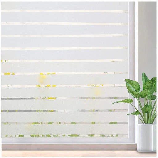 Folie mata pentru geam, tip sablare, protectie vizuala si intimitate, 60x300cm