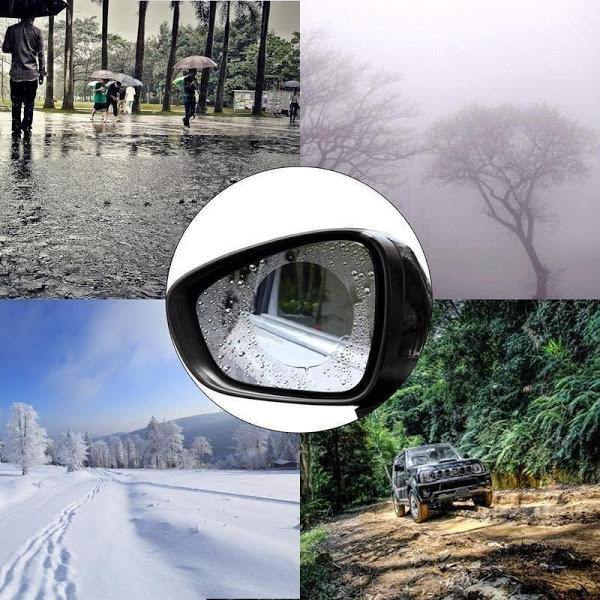 Set 4 x Folie antiaburire pentru oglinzi auto - Tenq.ro