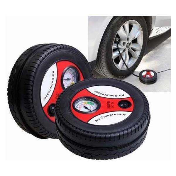Compresor auto in forma de anvelopa cu 3 capete pentru umflare - Tenq.ro