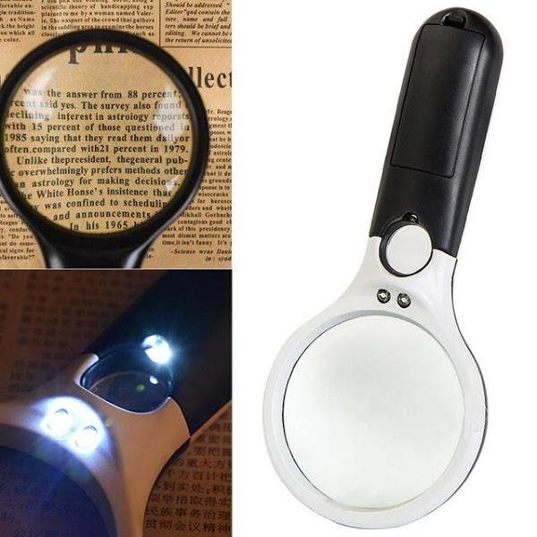 Lupa profesionala cu 3 LED - Tenq.ro
