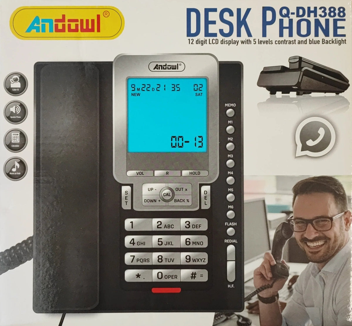 Telefon fix de birou Andowl Q-DH388