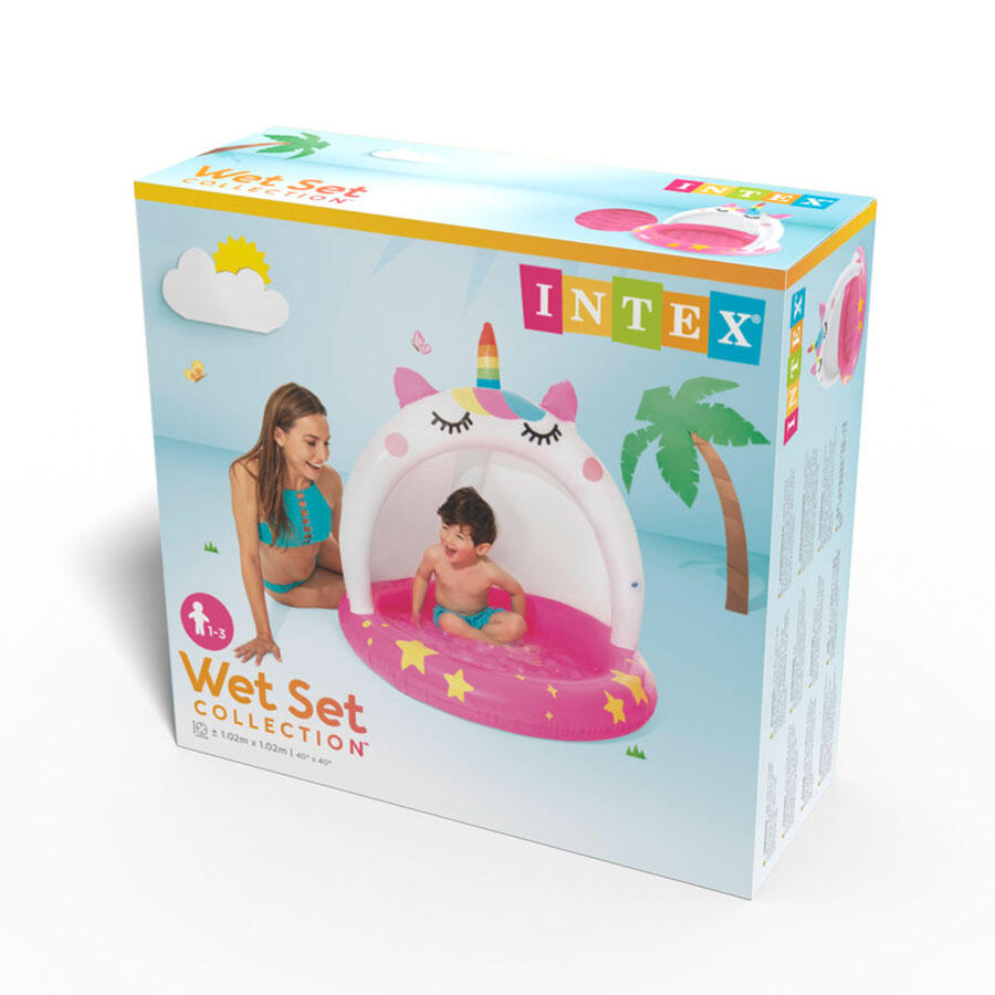 Piscina pentru copii Intex Unicorn, 102 x 102 cm