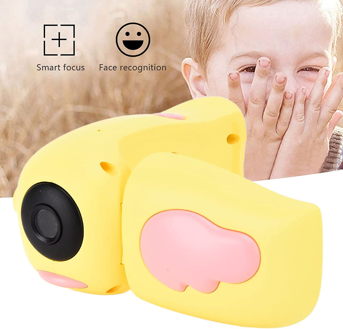Camera video-foto digitala interactiva cu jocuri pentru copii, full-hd, ecran 2 inch, 1080p, rezistenta la socuri