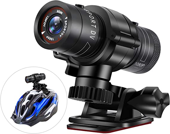 Camera video sport Andowl, Neagra, 30 FPS, rezistenta la apa, praf, 1000 mAh,