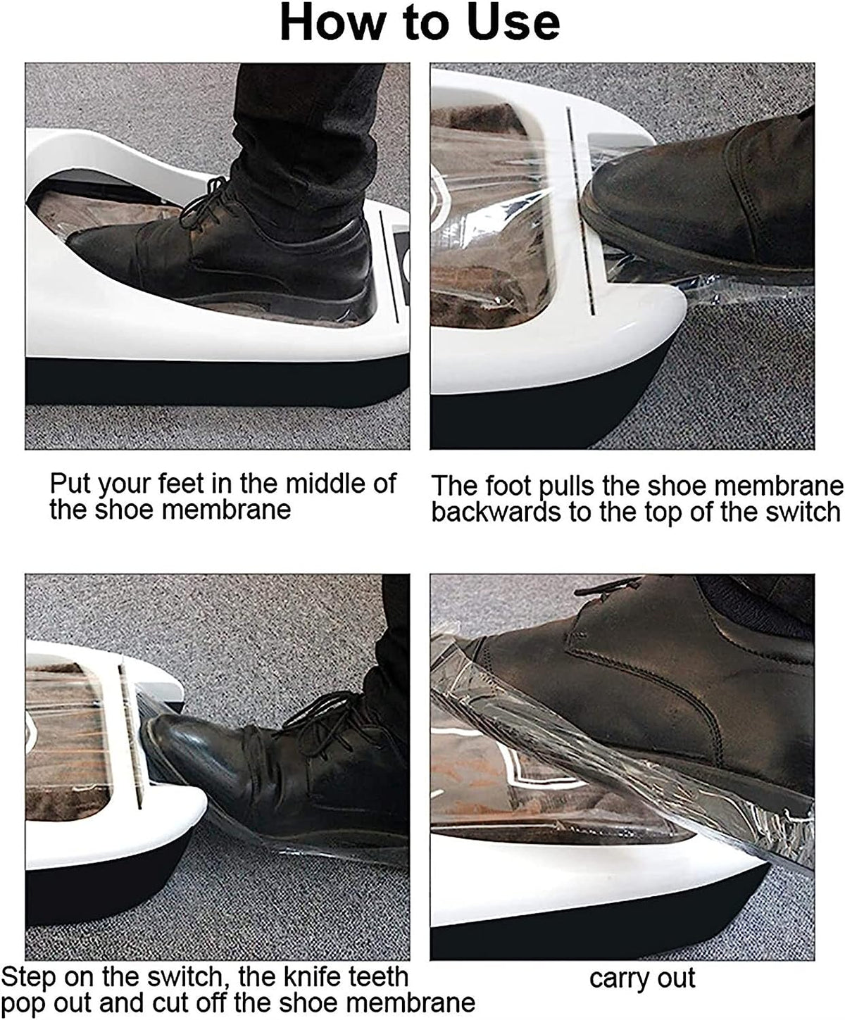 Dispenser automat acoperitori / botosei unica folosinta pentru pantofi