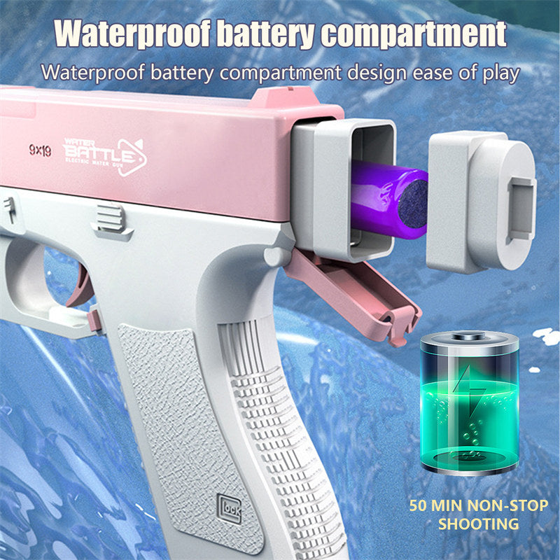 Pistol electric cu jet de apa, 2 incarcatoare, incarcare USB