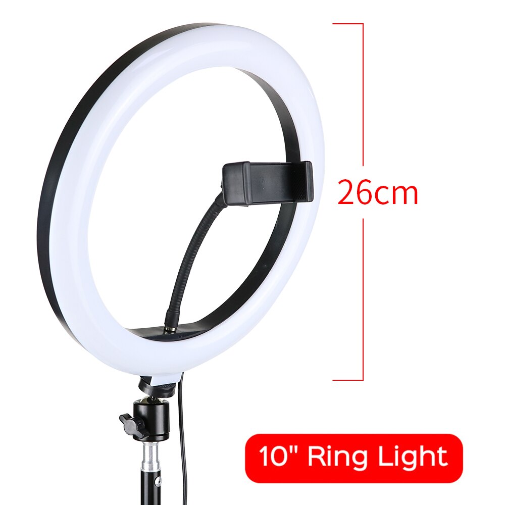Lampa circulara cu trepied Selfie Ring Light cu LED