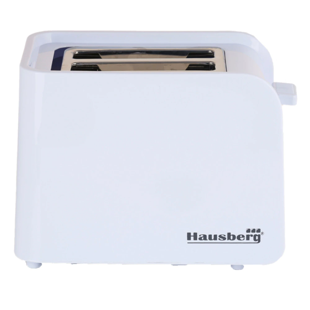 Prajitor de paine Hausberg HB-195A, 750 W, 2 felii, functie decongelare, functie reincalzire, 6 trepte putere, alb