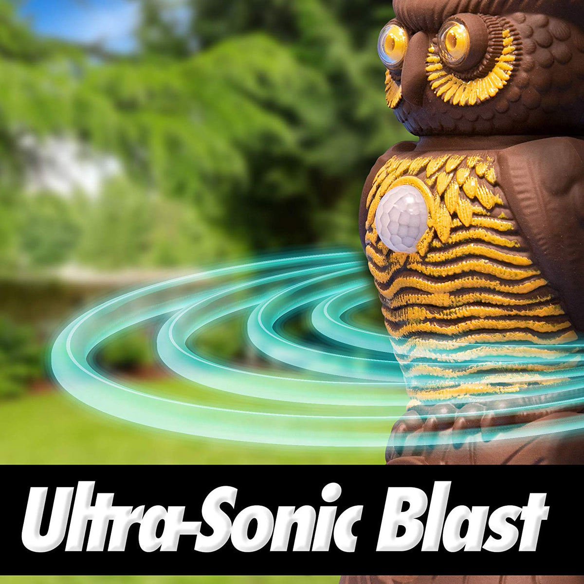 Aparat antidaunatori Ultra Sonic cu senzori de miscare Owl Alert