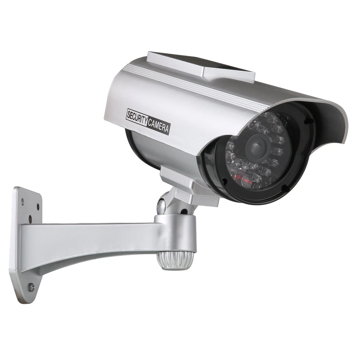 Camera de supraveghere falsa, cu incarcare solara, LED