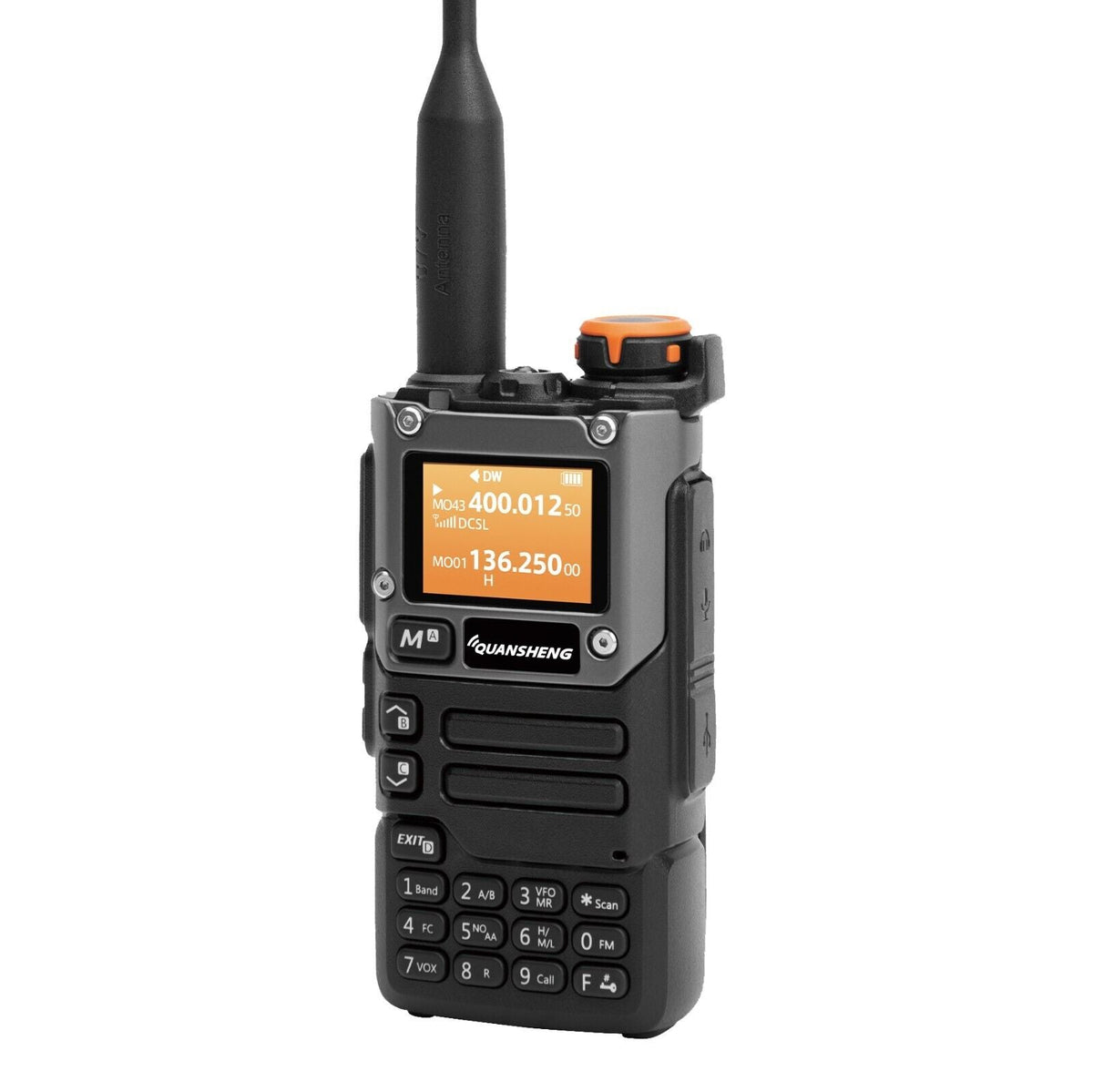 Statie Radio emisie-receptie Walkie Talkie Quansheng UV-K5(8) 5W, UHF, VHF, DTMF, FM Dual Band Two Way Radio, NOAA Weather Alarm