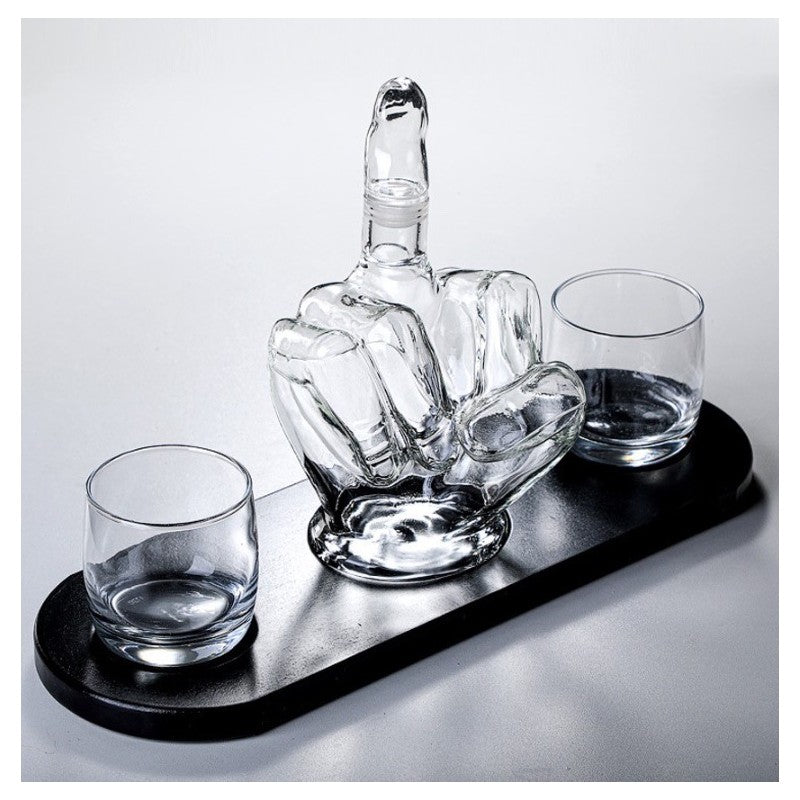 Set Sticla-Decantor cu pahare si suport