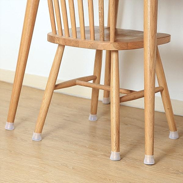 Set 8 protectii din silicon pentru picioare scaun, masa, mobila