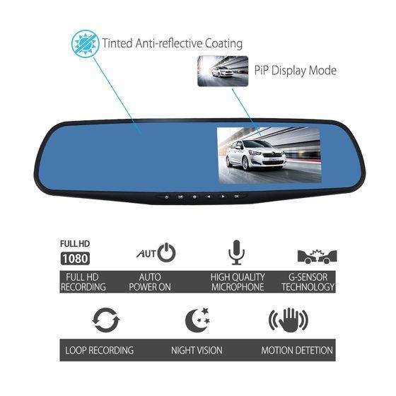 Camera dubla Full HD + Car Kit Bluetooth N8 + Priza tripla USB - Tenq.ro
