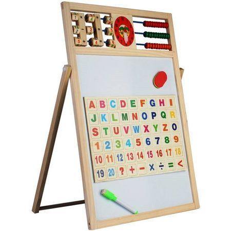 Tabla educativa multifunctionala pentru copii 40 x 40 cm - Tenq.ro