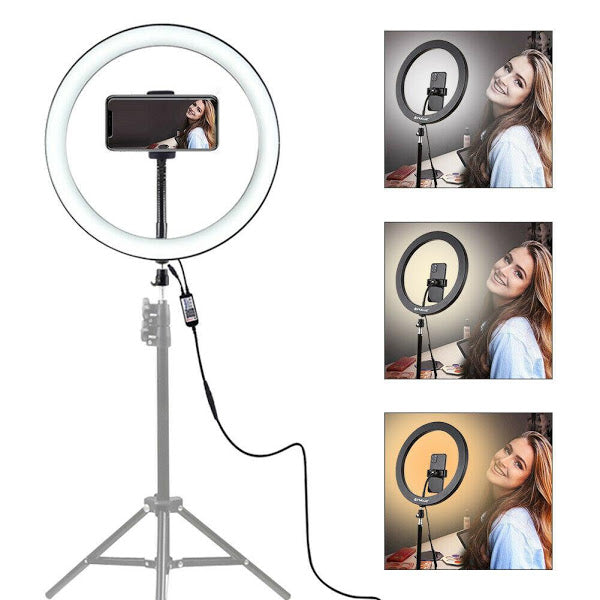 Lampa circulara cu trepied Selfie Ring Light cu LED