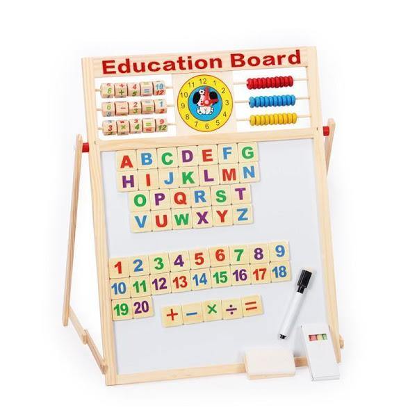 Tabla educativa multifunctionala pentru copii 40 x 40 cm - Tenq.ro