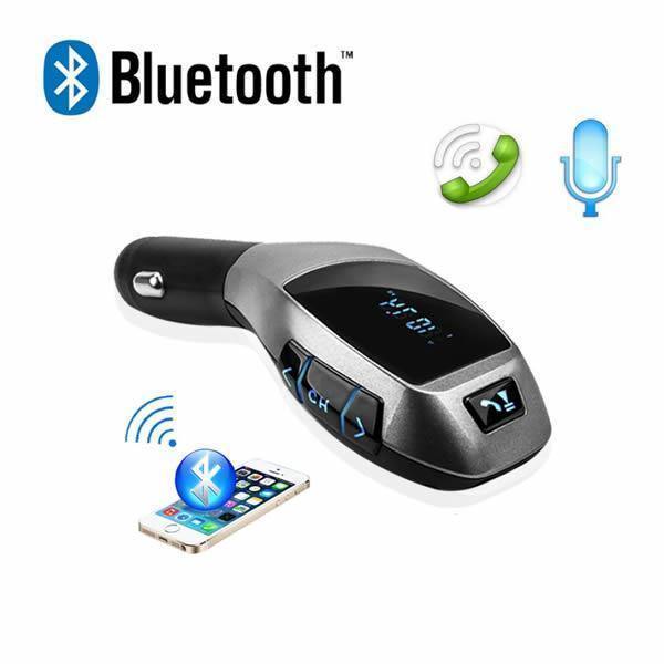 Car Kit Auto Bluetooth cu functie de modulator FM, model X6 + Telecomanda - Tenq.ro