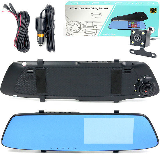 Camera video auto dubla cu Touch-Screen HD Display 4.3&quot; IPS