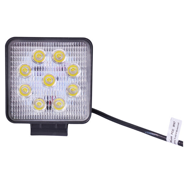 Lampa 9 LED 10-60V 27W, unghi de radiere 60